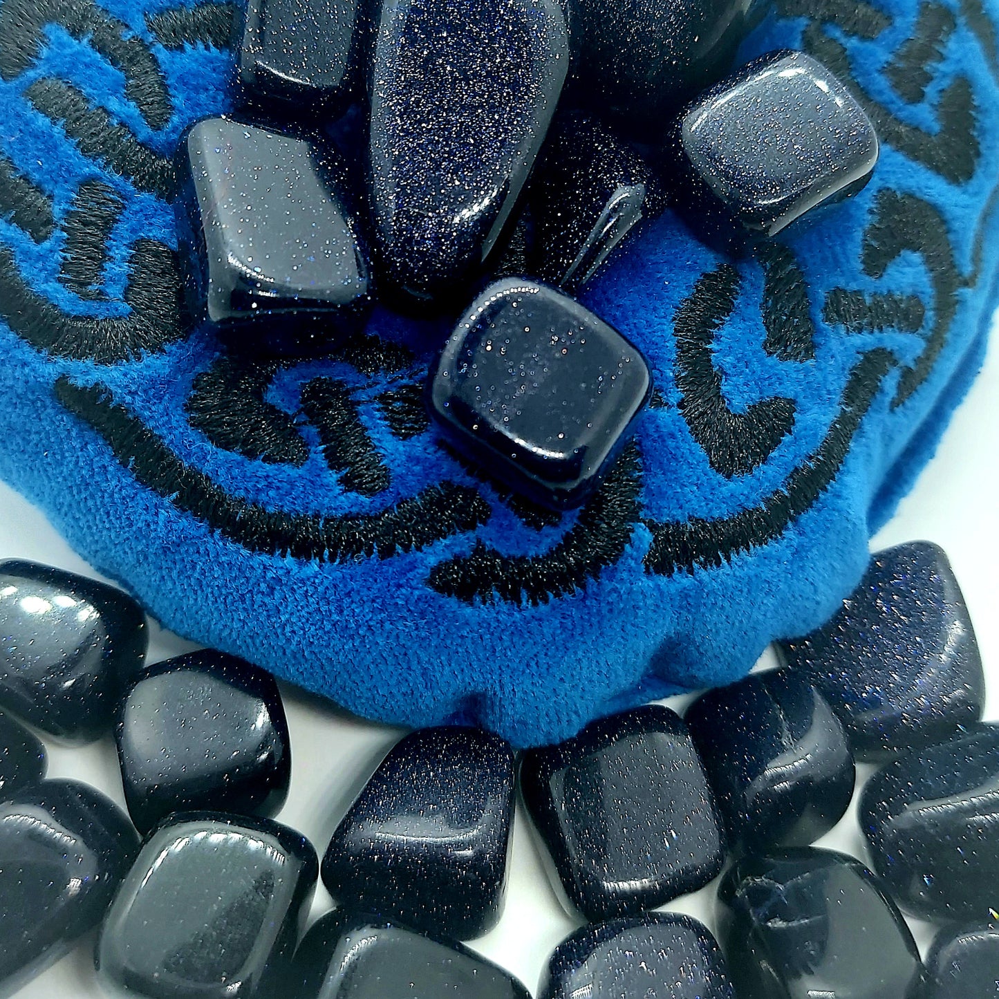 Blue Gold Stone